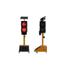 XINTONG led solar portable four sided led traffic light